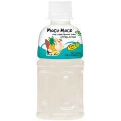 Bouteille en plastique de Boisson Pina colada avec nata de coco 320ML MOGU MOGU 
