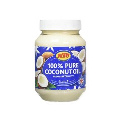 Pot en verre d'Huile de coco 100% pure 500ML KTC