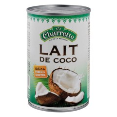 Boîte de conserve de Lait de Coco 400ML CHARRETTE