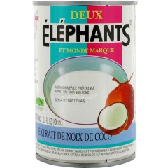 Boîte de conserve Lait de Coco 400ML TWIN ELEPHANT
