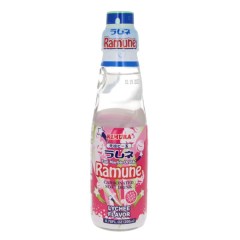Bouteille en verre de Limonade Japonaise (Ramune) Litchi 200ML KIMURA