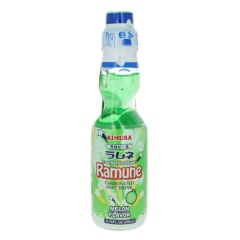 Bouteille en verre de Limonade Japonaise (Ramune) Melon 200ML KIMURA