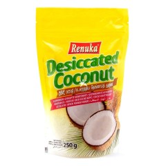 Sachet plastique de Noix de Coco râpée 250G RENUKA 
