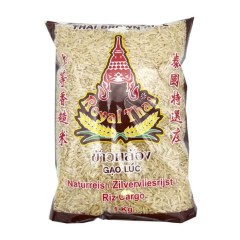 Sachet plastique de Riz Complet Brun 1KG ROYAL THAI