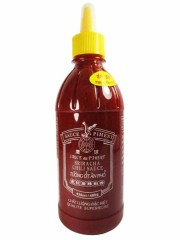 Bouteille en plastique de Sauce Piquante Sriracha Forte 430ML EAGLOBE