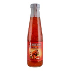 Bouteille en verre de Sauce Sweet chili pour Poulet 310g de la marque ROYAL THAI