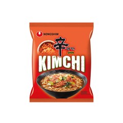 Sachet plastique de Soupe de Nouilles Kimchi 120g NONGSHIM