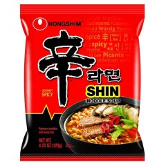 Sachet plastique de Soupe de Nouilles Shin Ramyun 120g NONGSHIM