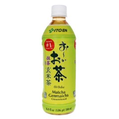 Bouteille en plastique de Thé Vert Genmaicha 0% Sucre 500ML ITO EN